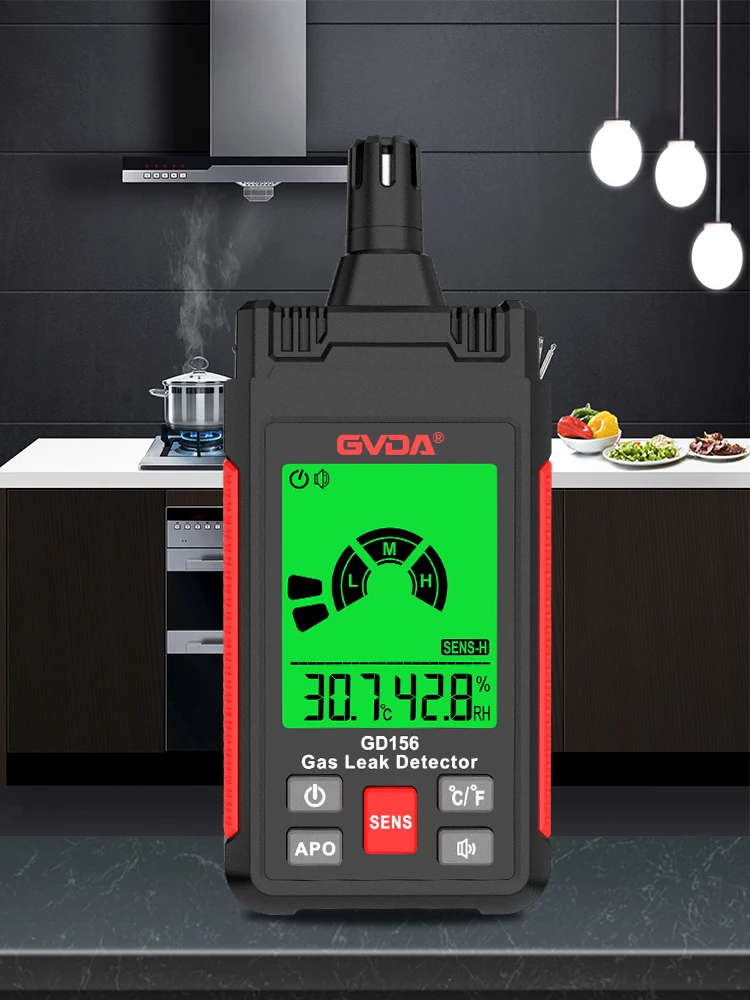 Natural Gas Leak Location Determine Meter
