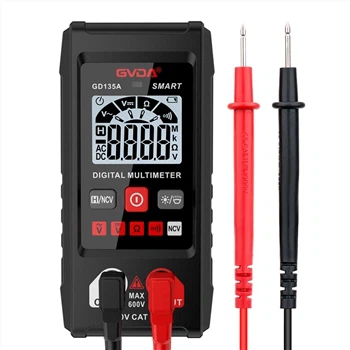 GVDA مدل جدید GD135A مولتی متر دیجیتال دامنه خودکار DMM ولت متر True RMS AC D...